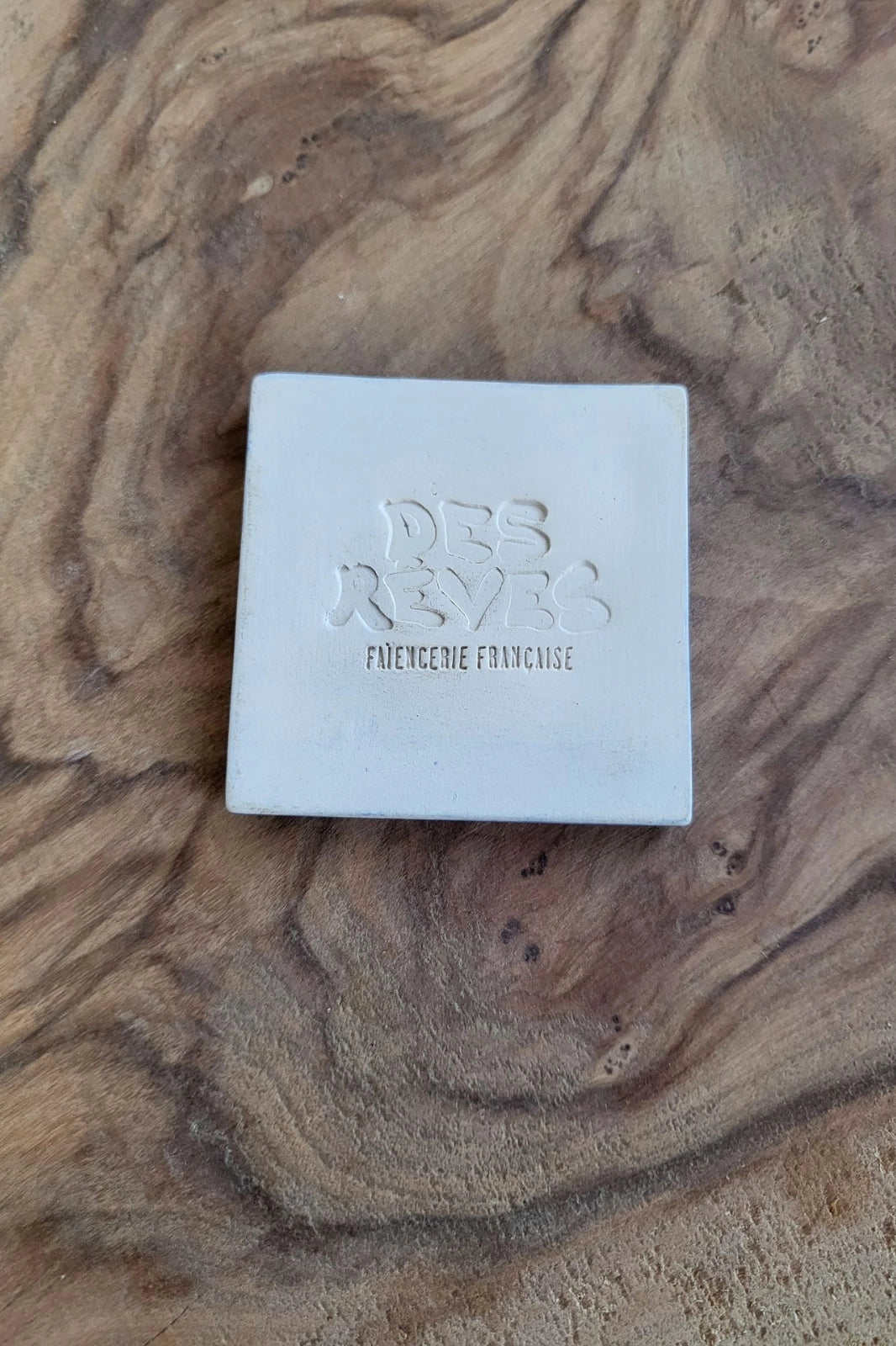 Small earthenware tiles - Solid color- set of 10