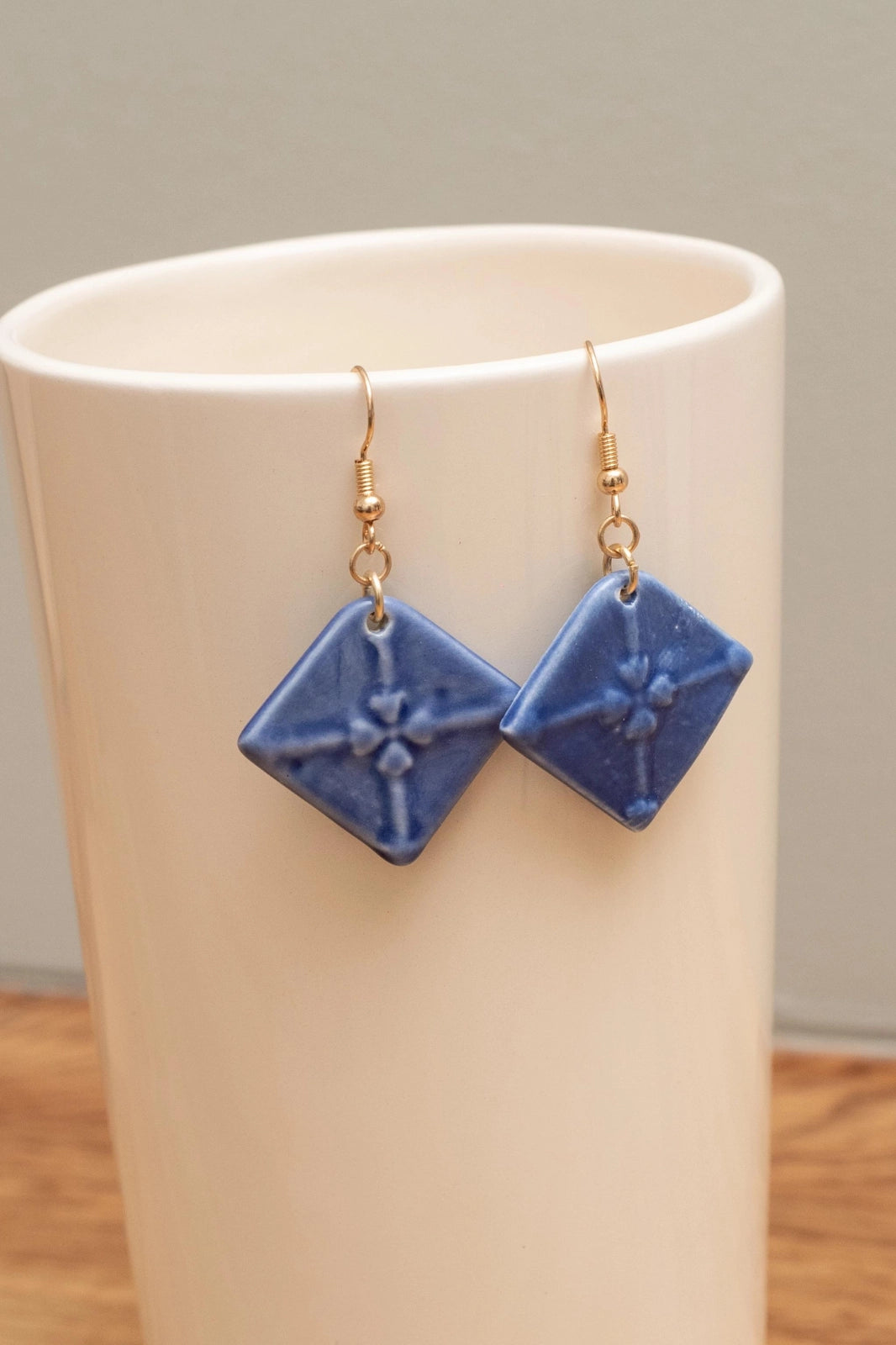 Boucles d'oreilles - Faïence de Desvres