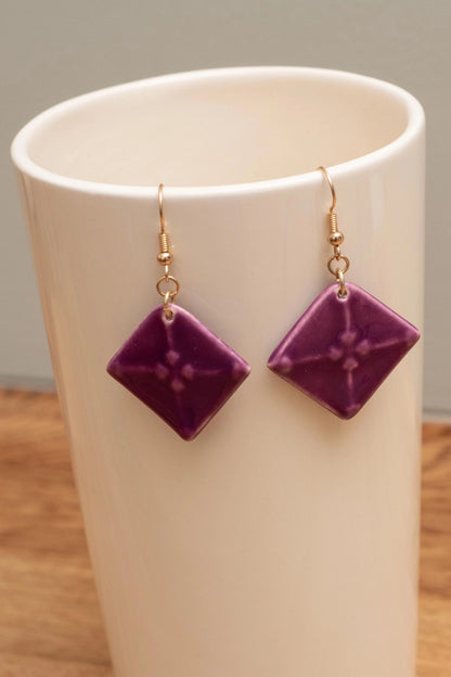 Boucles d'oreilles - Faïence de Desvres