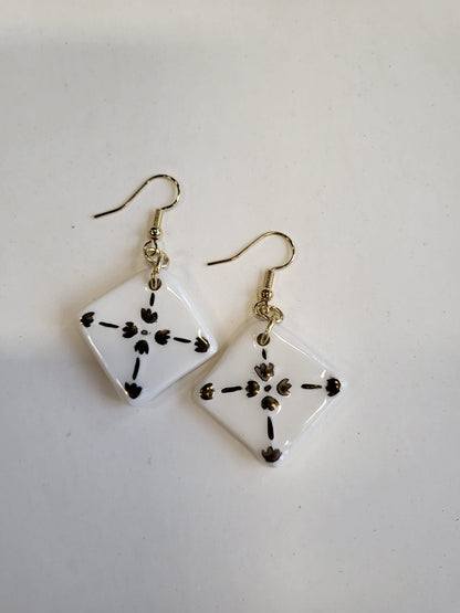 Boucles d'oreilles - Faïence de Desvres