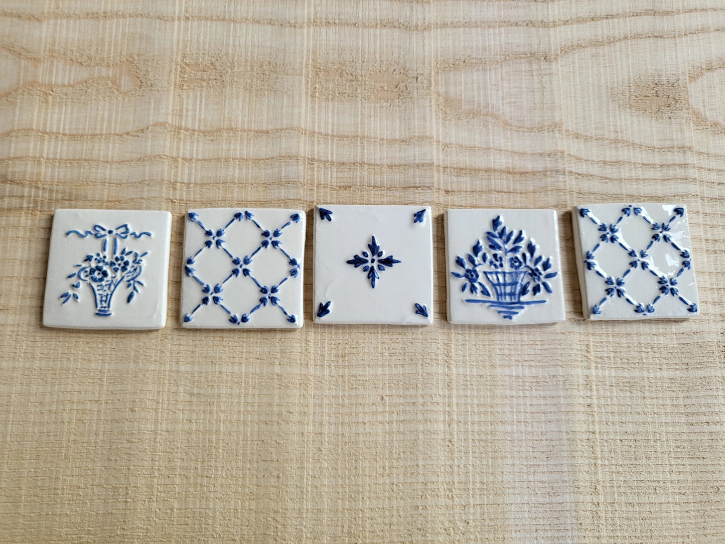 Collection Les Desvres - 5x5 cm- lot de 5