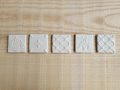 Collection Les Desvres - 5x5 cm- lot de 5